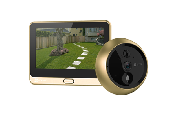 EZVIZ Vizor Wireless,CS-DP2C-A0-6E2WPFBS;1/3 Progressive Scan CMOS, 2.0 mm @ F2.2, DP2C GOLDEN