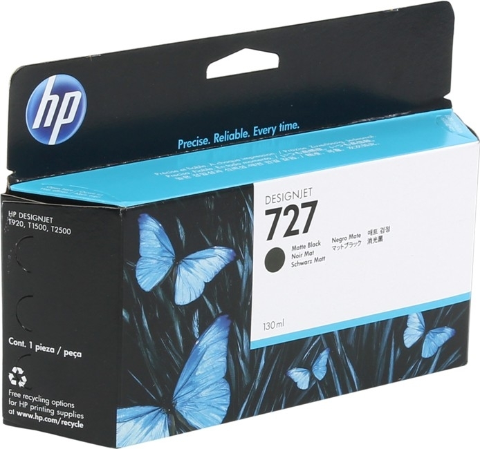 HP Cartus Cerneala Original Matte Black, nr.727 pentru DesignJet, B3P22A