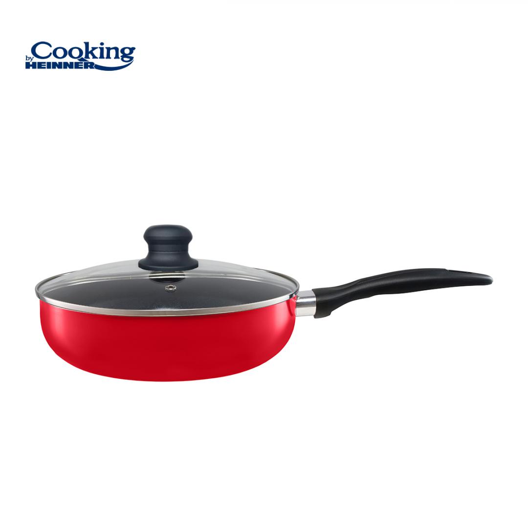 HEINNER TIGAIE ADANCA ALUMINIU PRESAT+CAPAC 24x6.5 CM, COOKING BY, HR-NL-24TC - imagine 4