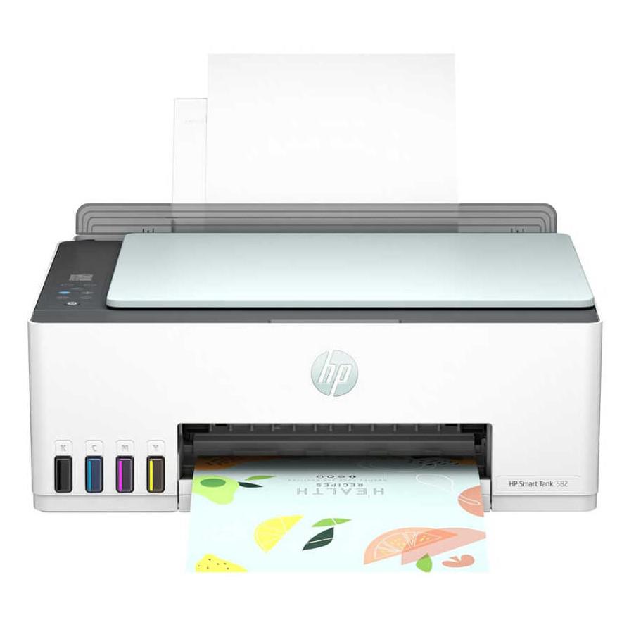 HP Multifunctional inkjet Smart Tank 582 All-in-One, format A4, Color, Duplex, USB + WIFI, 4A8D6A - imagine 3