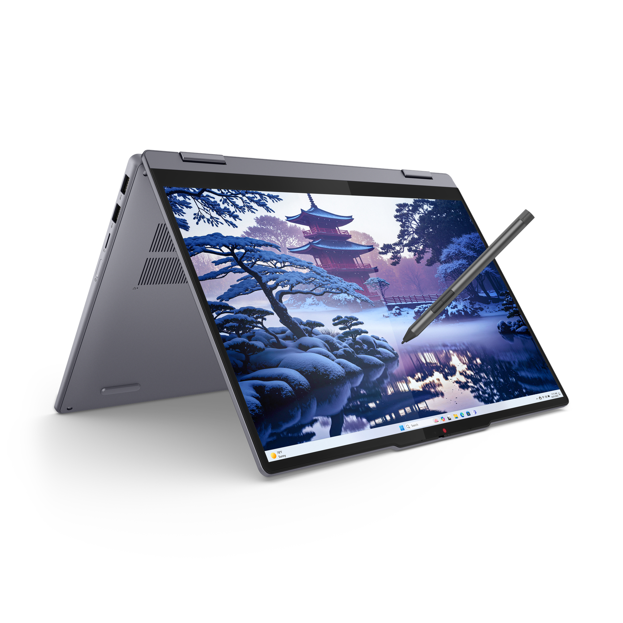 Lenovo 14 IdeaPad 5 2-in-1 14IAL10, WUXGA IPS Touch, Procesor Intel® CoreTM Ultra 7 255H, 83KR006YRM - imagine 10