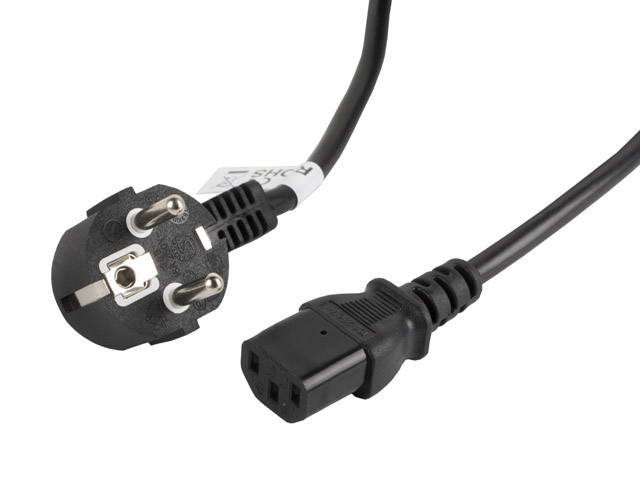 Lanberg Cablu alimentare IEC 320 C13 3 m VDE ng, CA-C13C-11CC-0030-BK