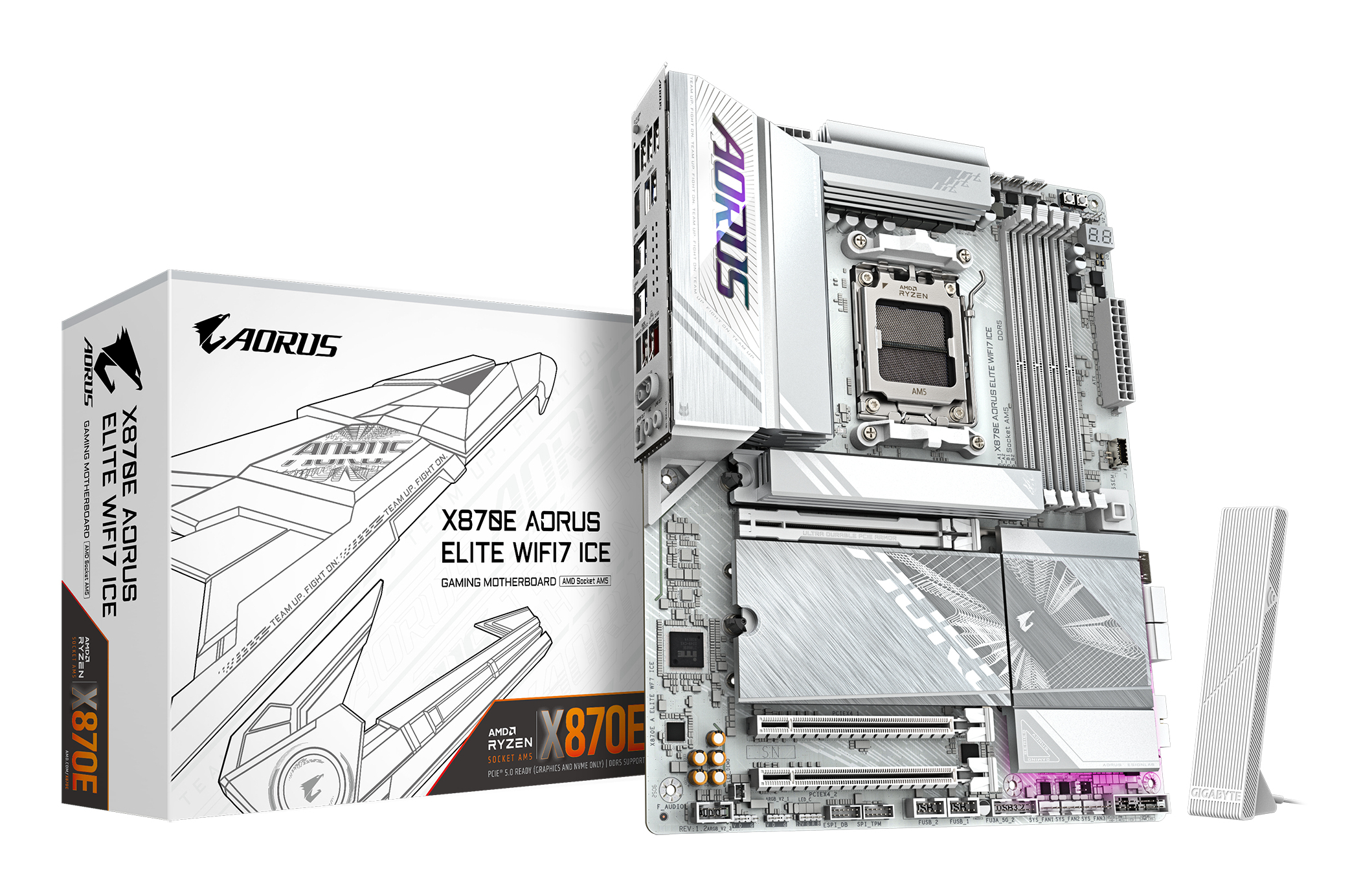 Gigabyte MB X870E AORUS ELITE WIFI7 ICE, X870E A ELITE WF7 ICE