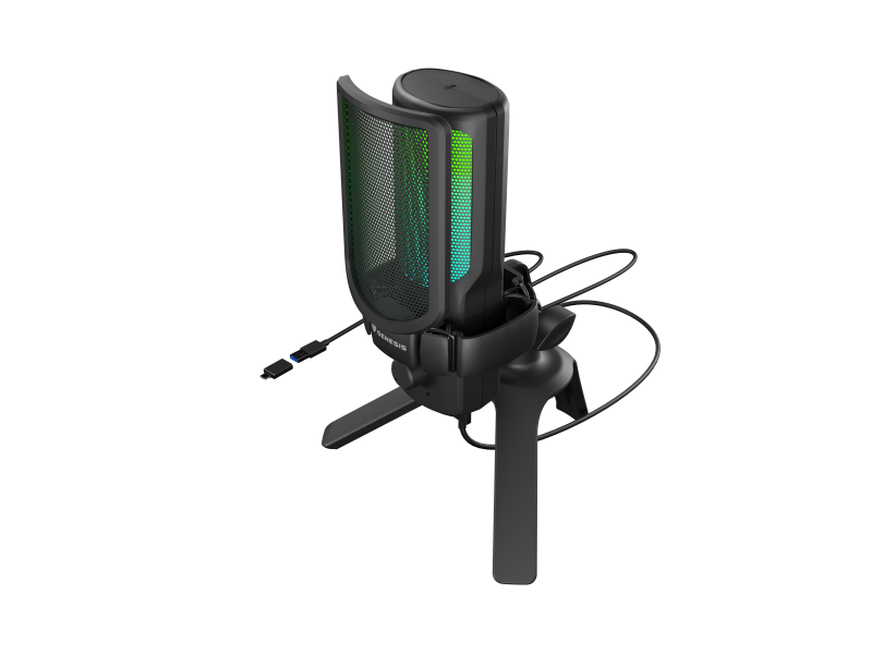 GENESIS Microfon Radium 250, tip Cardioid, USB, LED backlight, NGM-2352
