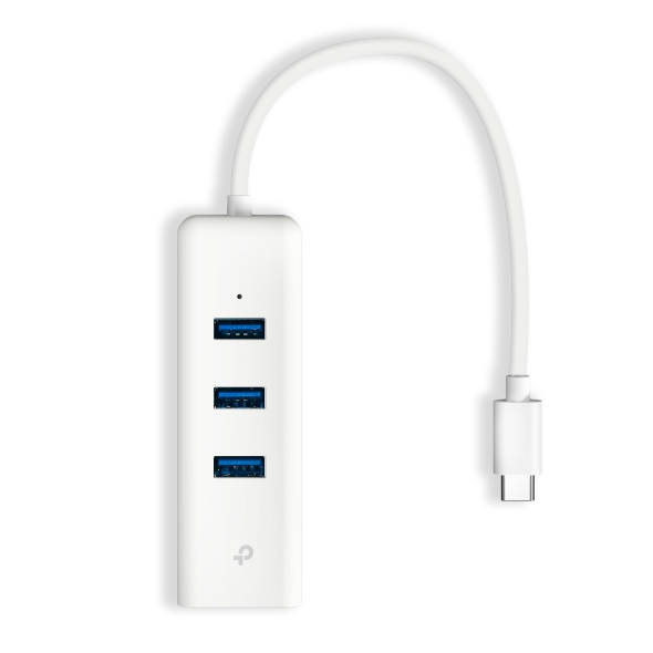 Tp-Link ADAPTOR RETEA, extern, USB Type-C, port RJ-45 | USB 3.0 x 3, 1000 Mbps Gigabit LAN, UE330C