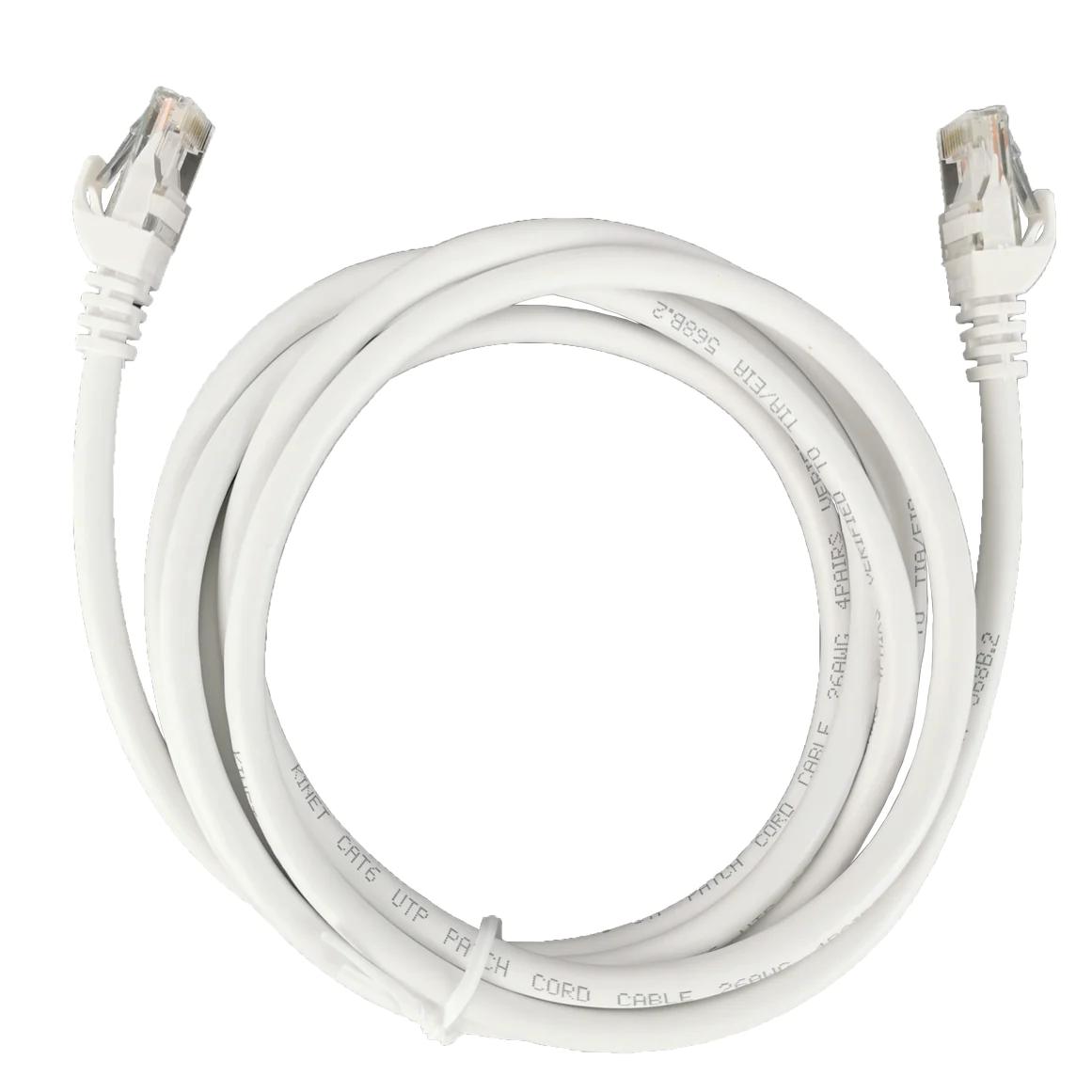 SPACER PATCH CORD UTP Cat6, cupru-aluminiu, 2 m, alb, AWG26, SPPC-UTP-CAT6-2M