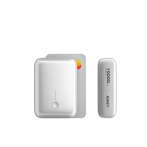 Aukey POWER BANK 10.000 mAh, 20W two-way incarcare rapida, 1 x USB-C, 1 x USB-A, 180g, LLTSN1053139