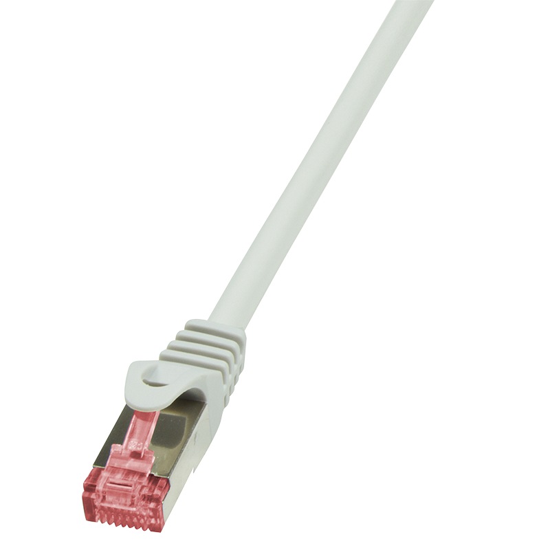 Logilink PATCH CORD S/FTP Cat6, LSZH, cupru, 1.5 m, gri, AWG27, dublu ecranat, CQ2042S