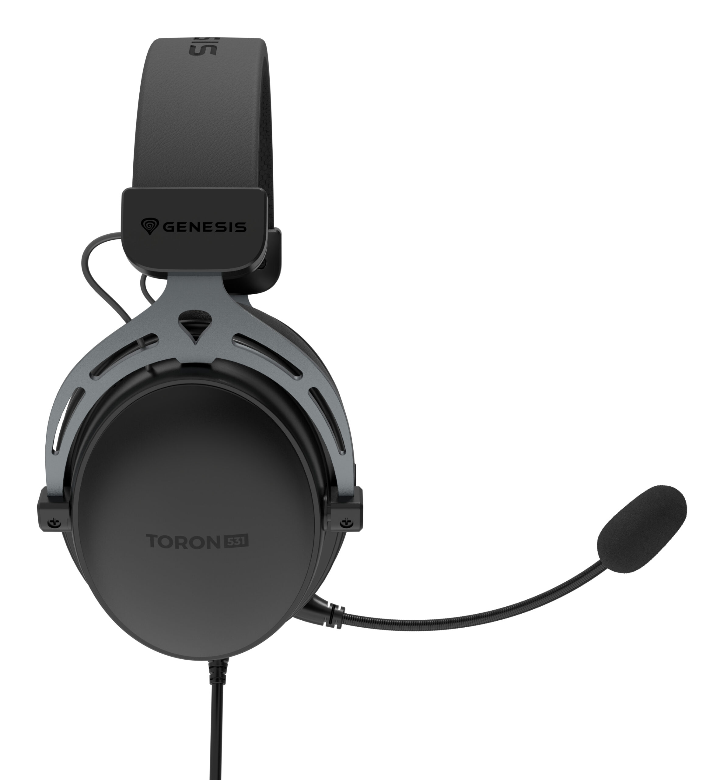 Genesis Casti cu fir Toron 531 negru, NSG-2117 - imagine 2