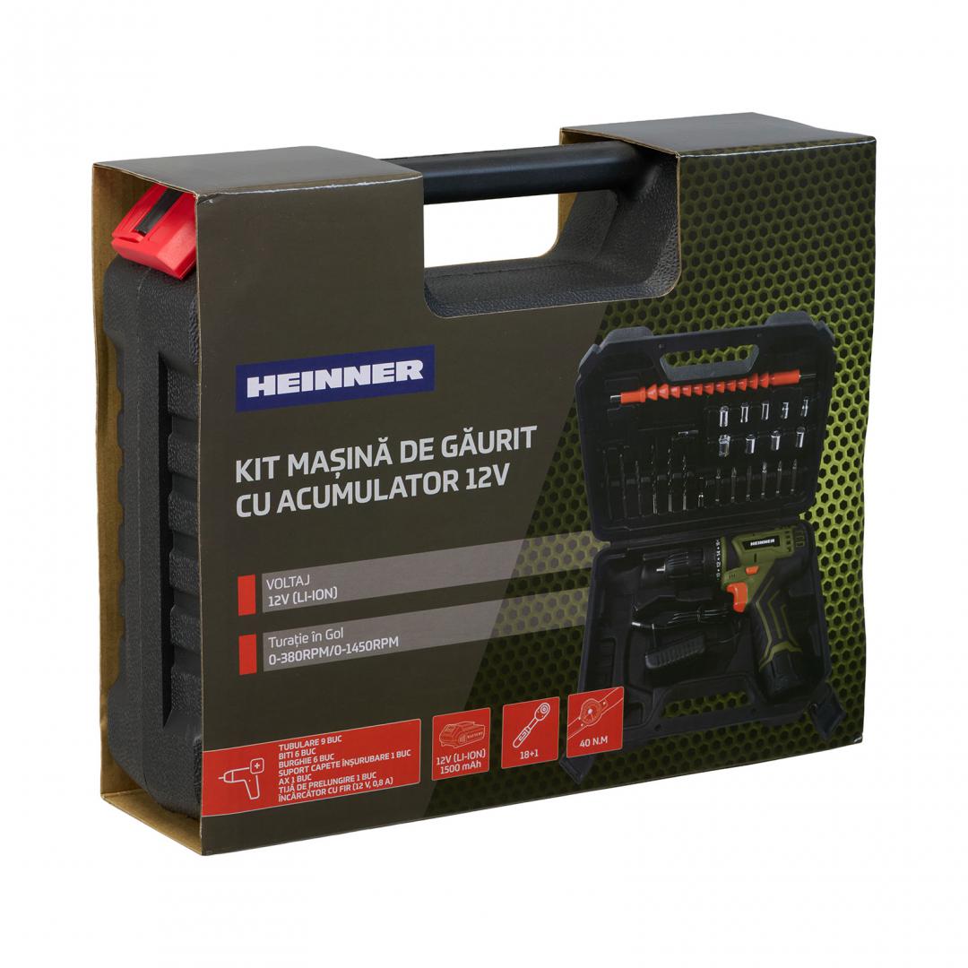 HEINNER KIT MASINA DE GAURIT ACM 12V LI-ION + ACC, STE113 - imagine 4