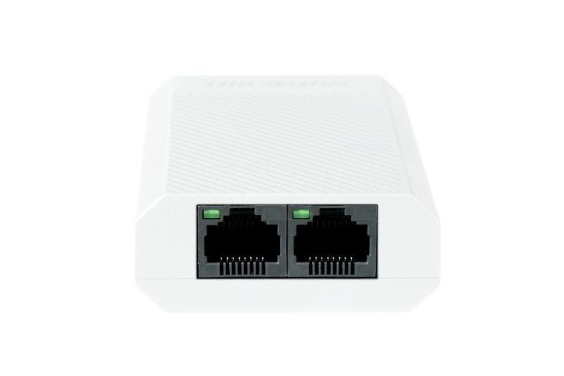 HIKVISION Repetor PoE : 1 × Gigabit PoE IN port si 2 × Gigabit PoE OUT port, buget, DS-3E0503DP-E/R