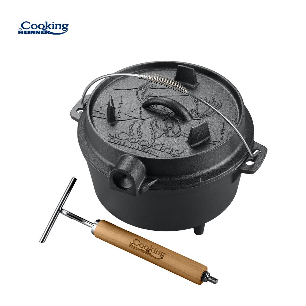 HEINNER CEAUN FONTA PURA + CAPAC DIA 29.5 CM, 6 L, NATURE, COOKING BY, HR-ZVC-TC7 - imagine 4