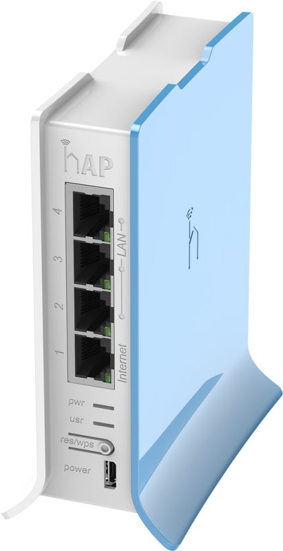 Mikrotik ACCESS Point wireless interior 300 Mbps, port 10/100 x 4, antena interna x 2, RB941-2ND-TC
