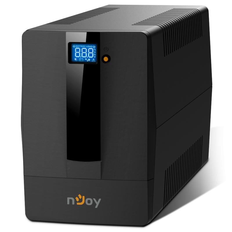 NJOY UPS Horus Plus 1000, 600W, LCD, USB, Tower, PWUP-LI100H1-AZ01B