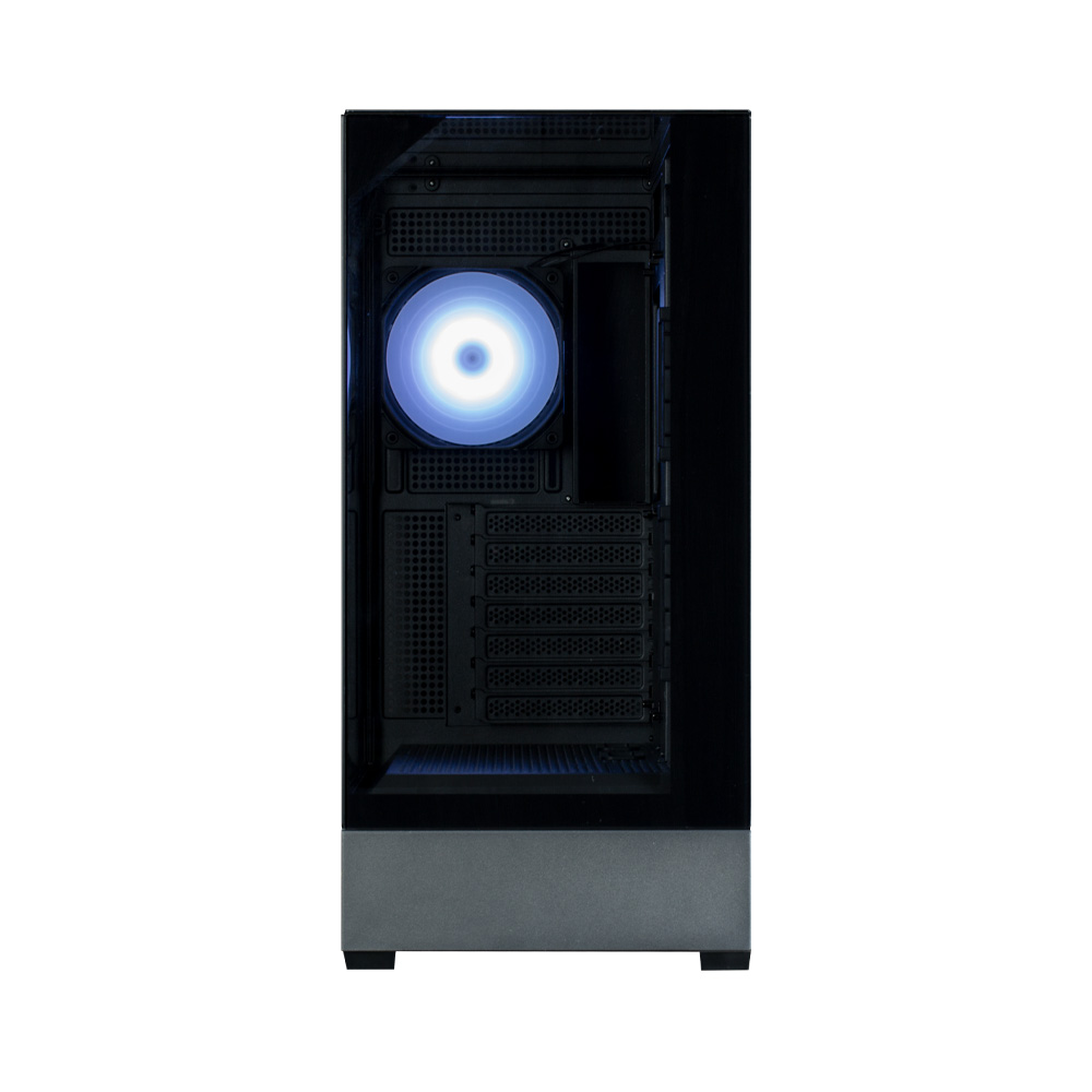 Zalman CARCASA P40 Prism Plus, middle tower, gaming, fara sursa, suporta 9xfan, P40 Prism Plus Black - imagine 6