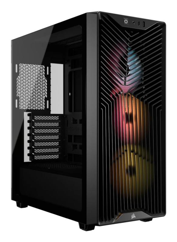 CORSAIR Carcasa 3200D RS ARGB, Mid Tower, Black, CC-9011344-WW