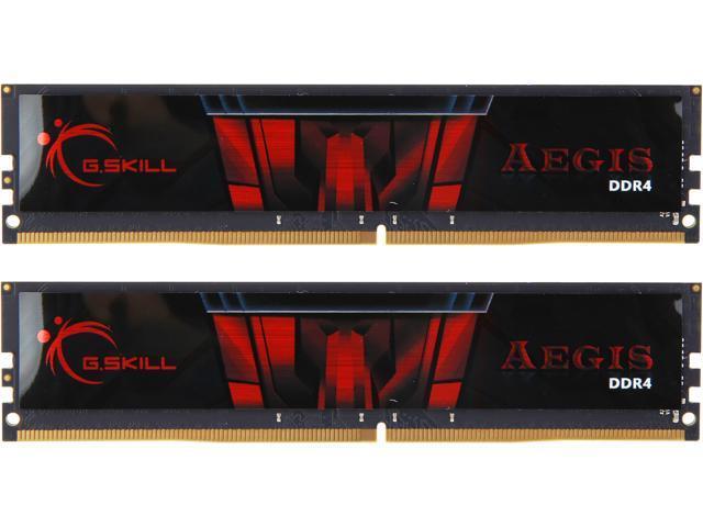 G.Skill Memorie DDR - gaming Aegis DDR4 32GB frecventa 2666 MHz, 16GB x 2 module, F4-2666C19D-32GIS