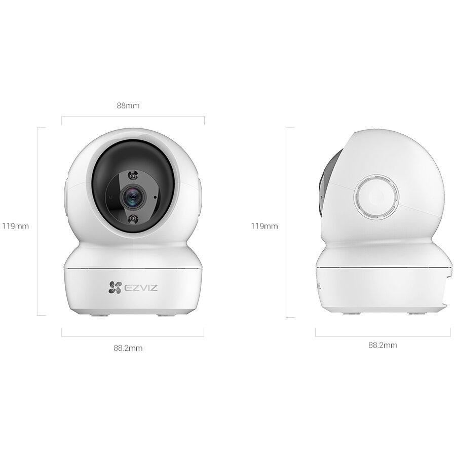 EZVIZ Camera supraveghere video WIFI Pan & Tilt; Senzor: F2.4 @ 1/3 Progressive, CS-H6C-R101-1G2WF - imagine 2