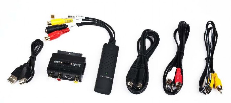 Gembird PLACA de captura (Videograbber), intrare: RCA x 3 (audio/video), S-Video, adaptor, UVG-002