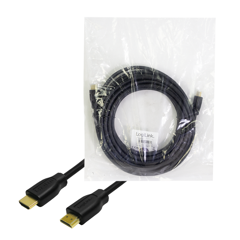 Logilink CABLU video, HDMI (T) la HDMI (T), 20m, conectori auriti, rezolutie maxima 4K UHD, CH0055 - imagine 5