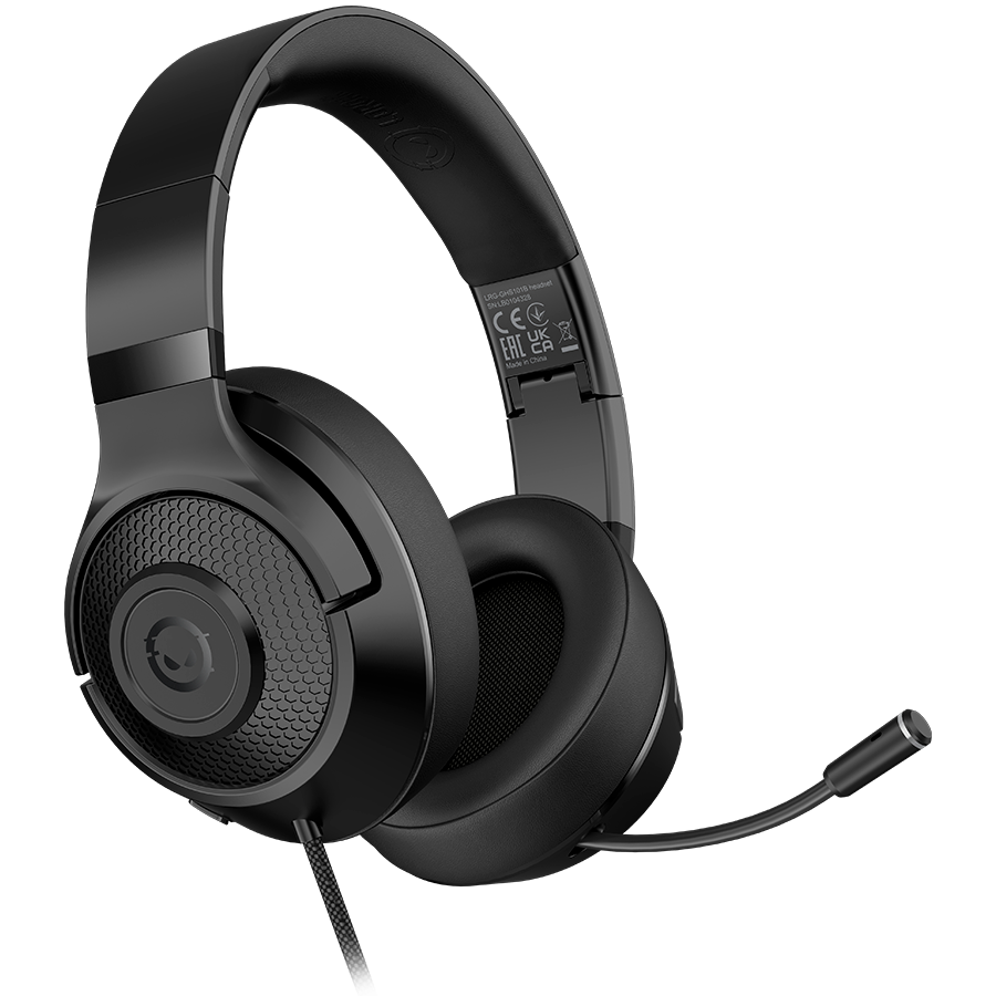 LORGAR Noah 101, Gaming headset with microphone, 3.5mm jack connection, cable length 2m, LRG-GHS101B
