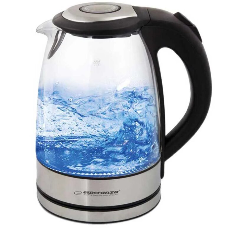 Esperanza Fierbator electric Yosemite 2200W 1.7l Negru, EKK012