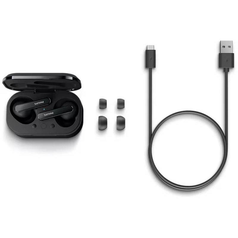 Philips Casti audio true wireless, In-Ear, negru, TAT5506BK/00 - imagine 5