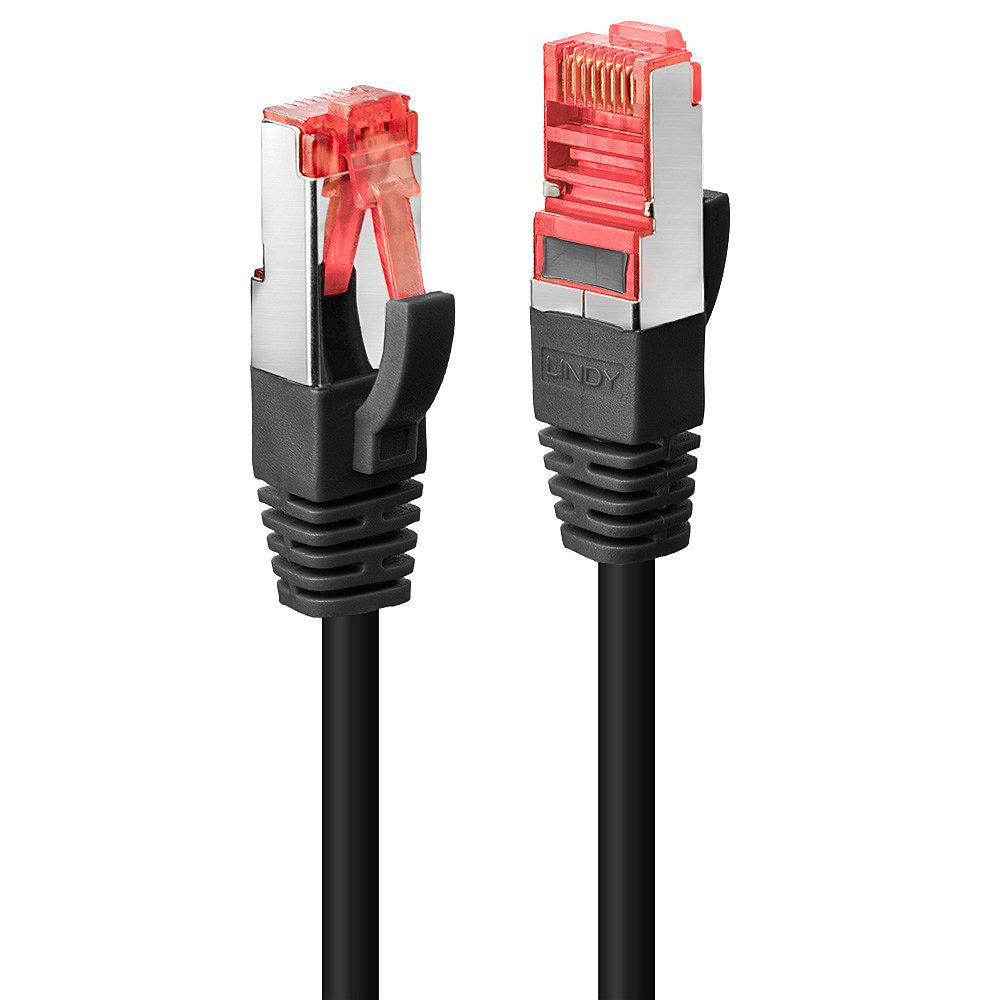 LINDY Cablu Cat.6 S/FTP Network Black, lungime 1m, latime de banda suportata 250MHz, LY-47777