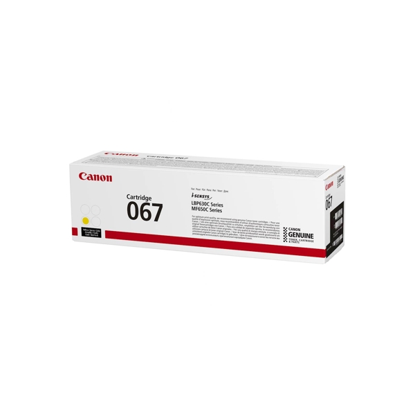 Canon Toner Original Yellow,CRG-067Y pentru MF 651|MF 655|MF 657, 1.25K, 5099C002AA