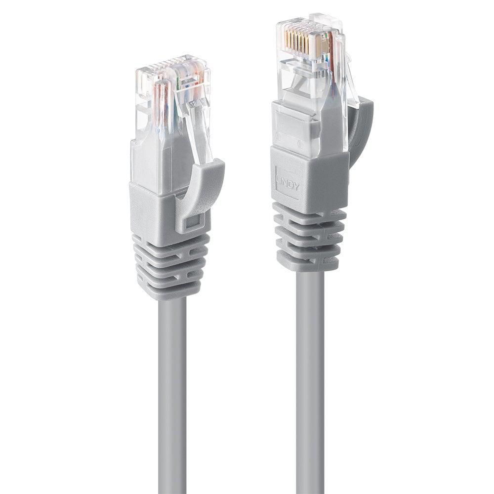 Lindy Cablu 3m Cat.6 U/UTP, Grey, LY-48004