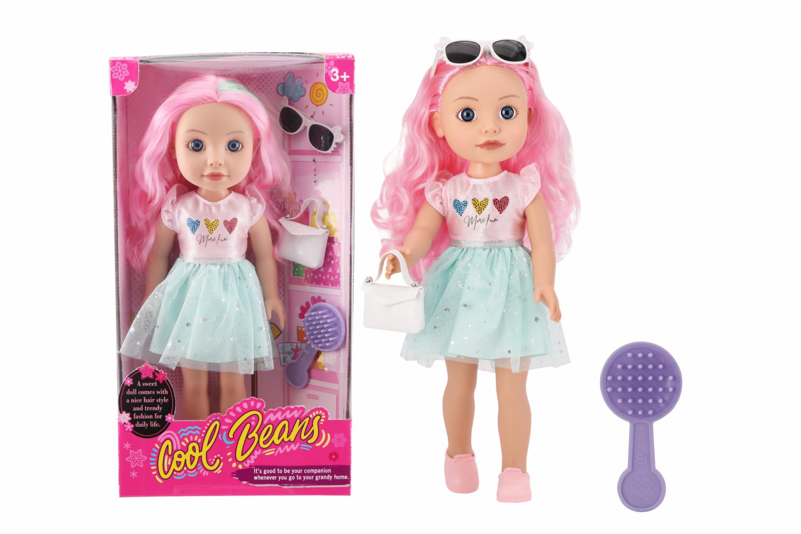 MomKi PAPUSA FASHION CU ACCESORII, ROZ, MOMKI683772