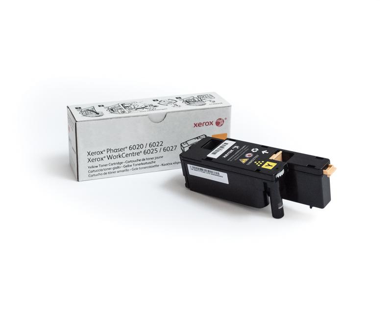 Xerox Toner Original Yellow pentru Ph 6020|Ph 6022|WC 6025|WC 6027, 1K, 106R02762
