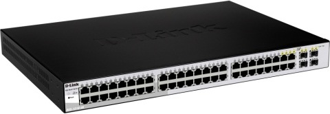 D-Link SWITCH SMART 48 porturi Gigabit + 4 porturi Combo SFP, DGS-1210-48