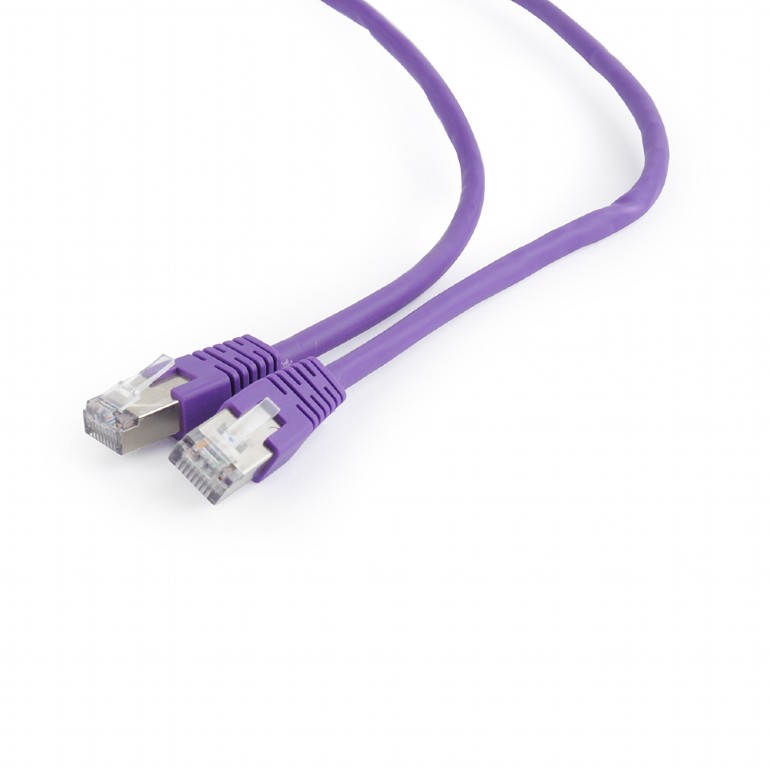 Gembird PATCH CORD FTP Cat6, cupru-aluminiu, 3 m, violet, AWG26, ecranat, PP6-3M/V