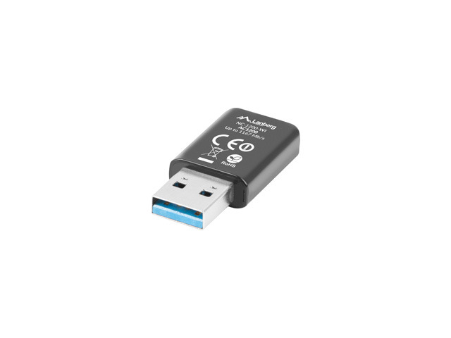 Lanberg Adapt. USB placa retea AC1200, NC-1200-WI
