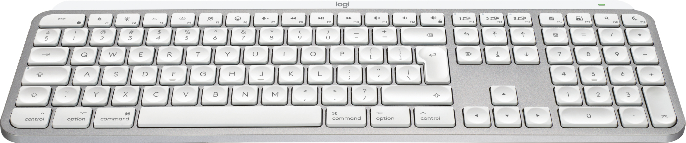 Logitech MX Keys S for Mac - Pale Grey (US), 920-011638 - imagine 2
