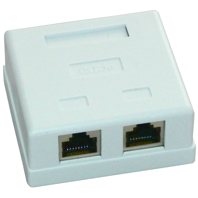 EMTEX Priza FTP dubla aplicata cat.5e -, EMT-FTP5E-2P-PT