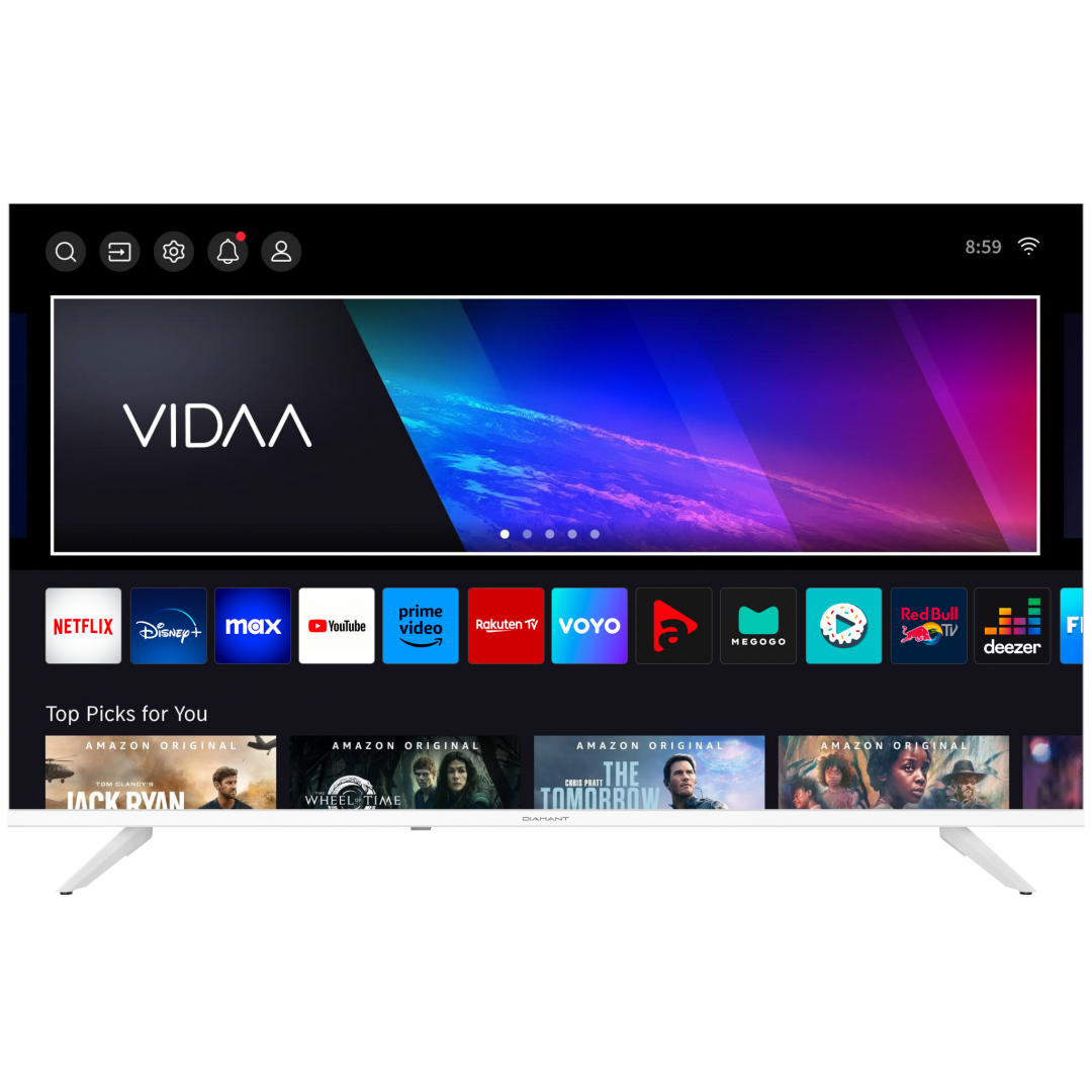 HORIZON LED TV DIAMANT SMART, 109 cm, Full HD, Alb, VIDAA, 43HL4331F/C