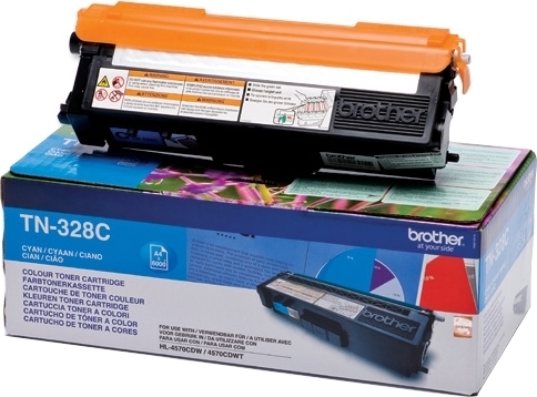 BROTHER Toner Original Cyan pentru HL-4570|MFC-9970|9270, 6K, TN328C