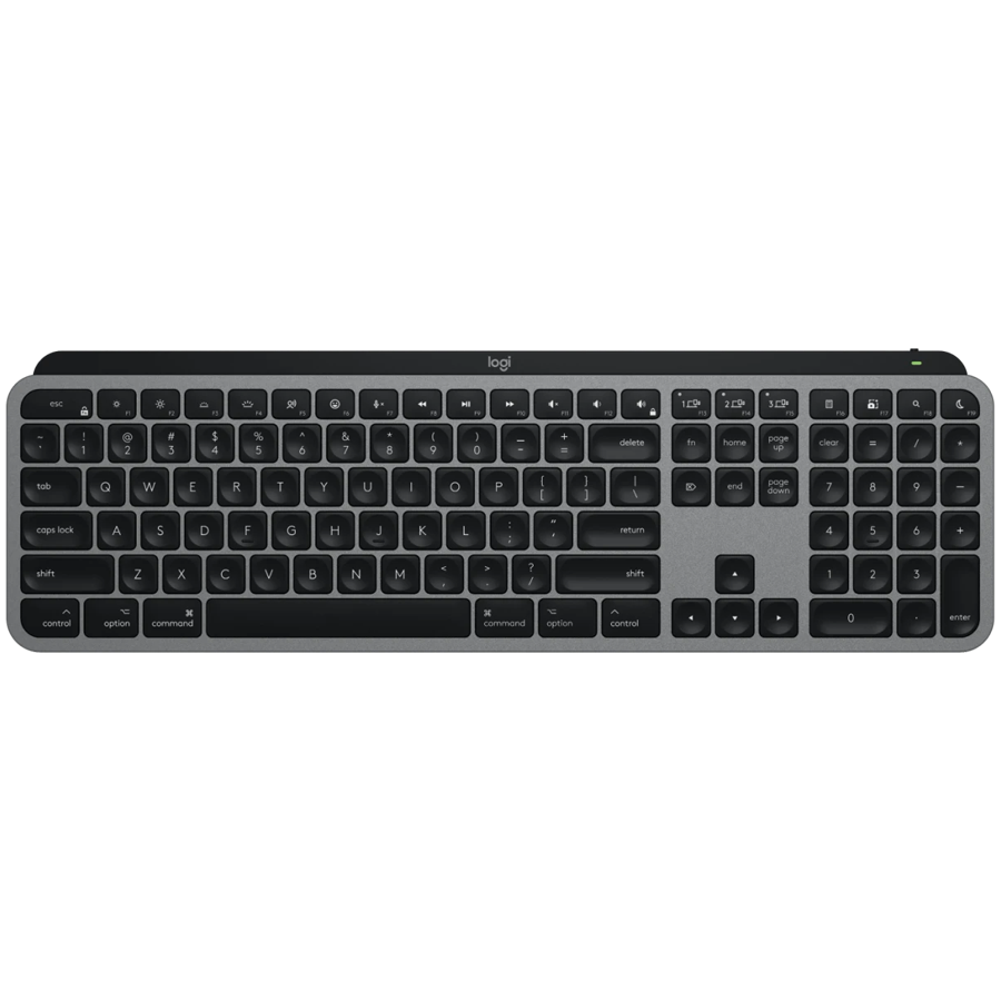 Logitech MX Keys S for Mac - SPACE GREY - US INTL - BT - EMEA28-935, 920-011637