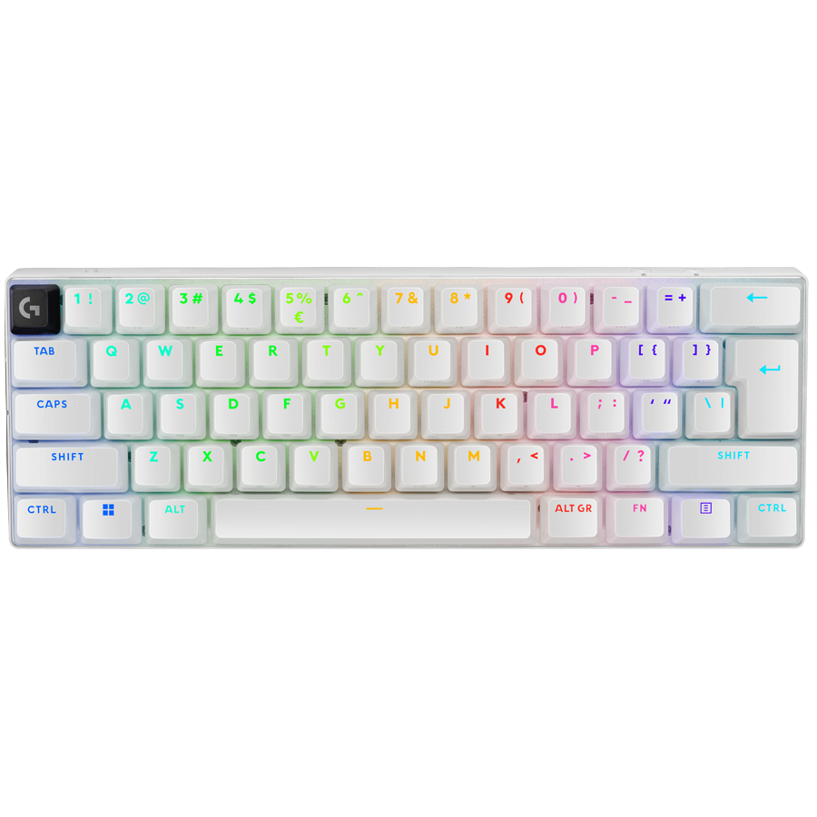 Logitech G PRO X 60 LIGHTSPEED Wireless Gaming Keyboard (Tactile) - WHITE - US INTL, 920-011930