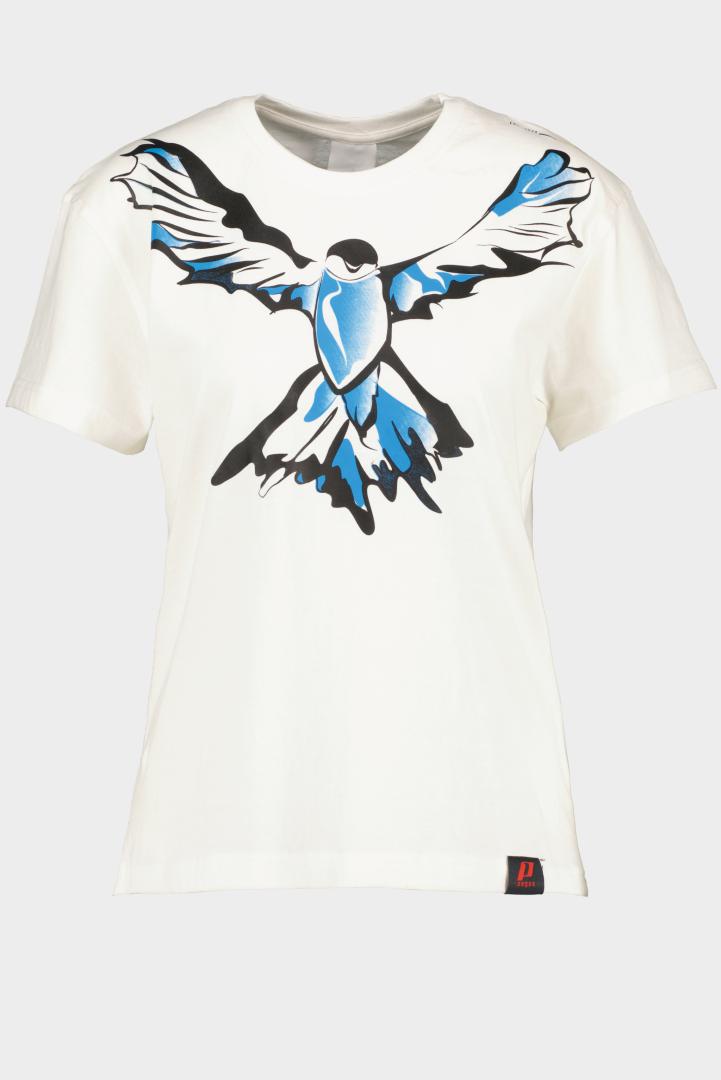 PEGAS TRICOU PASARE BLUE DAMA XS, TPG23BIRD-IVRY_XS