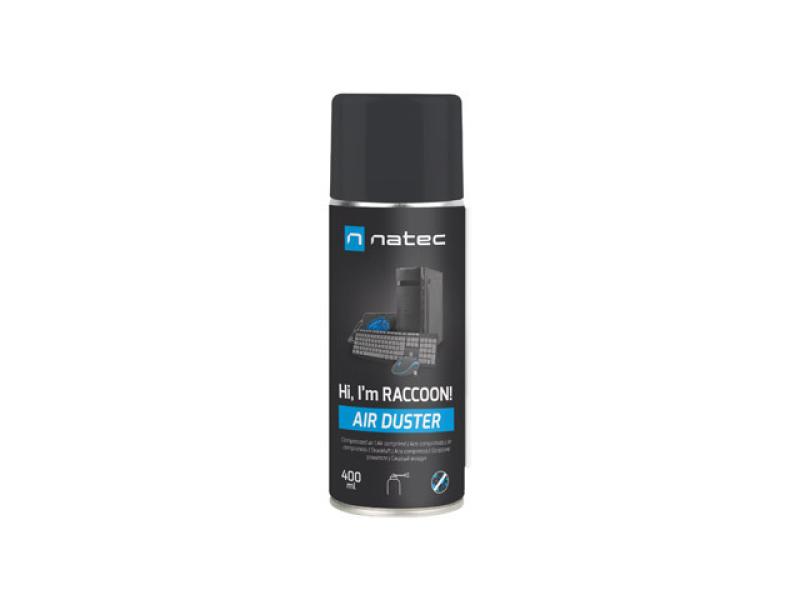 NATEC COMPRESSED AIR DUSTER RACCOON AIR 400 ML, NSC-2119