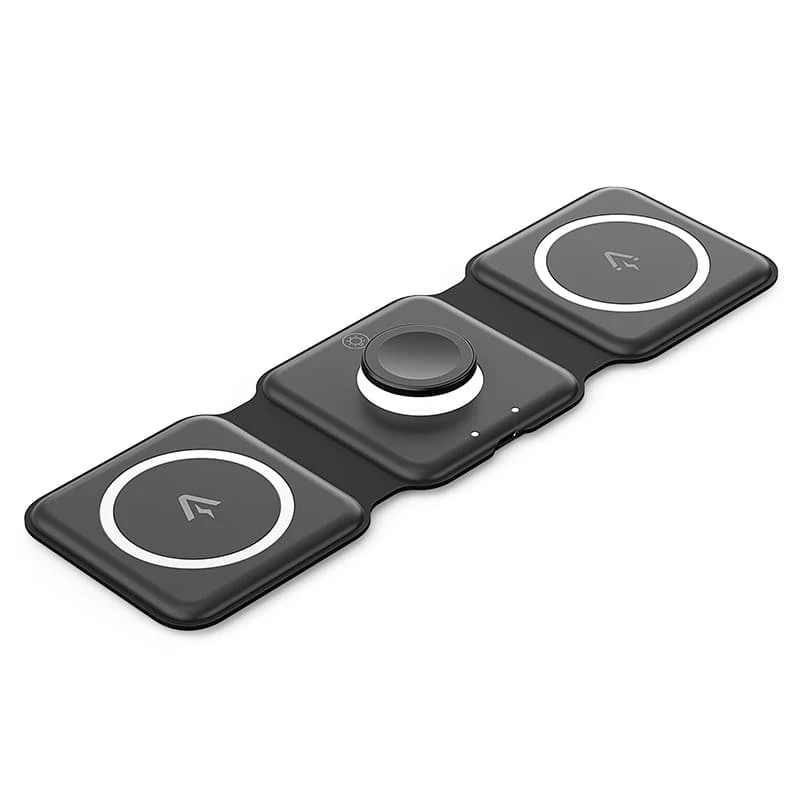 Vention Statie incarcare wireless 3in1, MagSafe, telefon 15W, ceas 2.5W, casti 5W, fast, FGGB0
