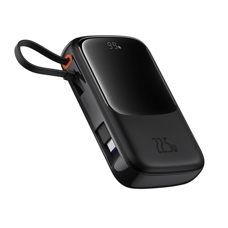 Baseus POWER BANK Qpow Pro+, display, capacitate 10000mAh, 22.5W, 1 x USB; 1 x USB, P10067101113-00