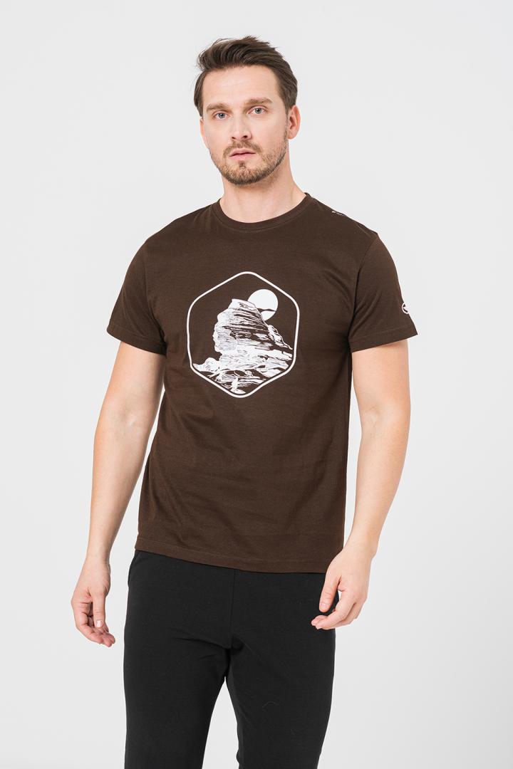 PEGAS TRICOU CASUAL SFINX BARBATI COFFEE-L, PS2122-00-27CFS-L