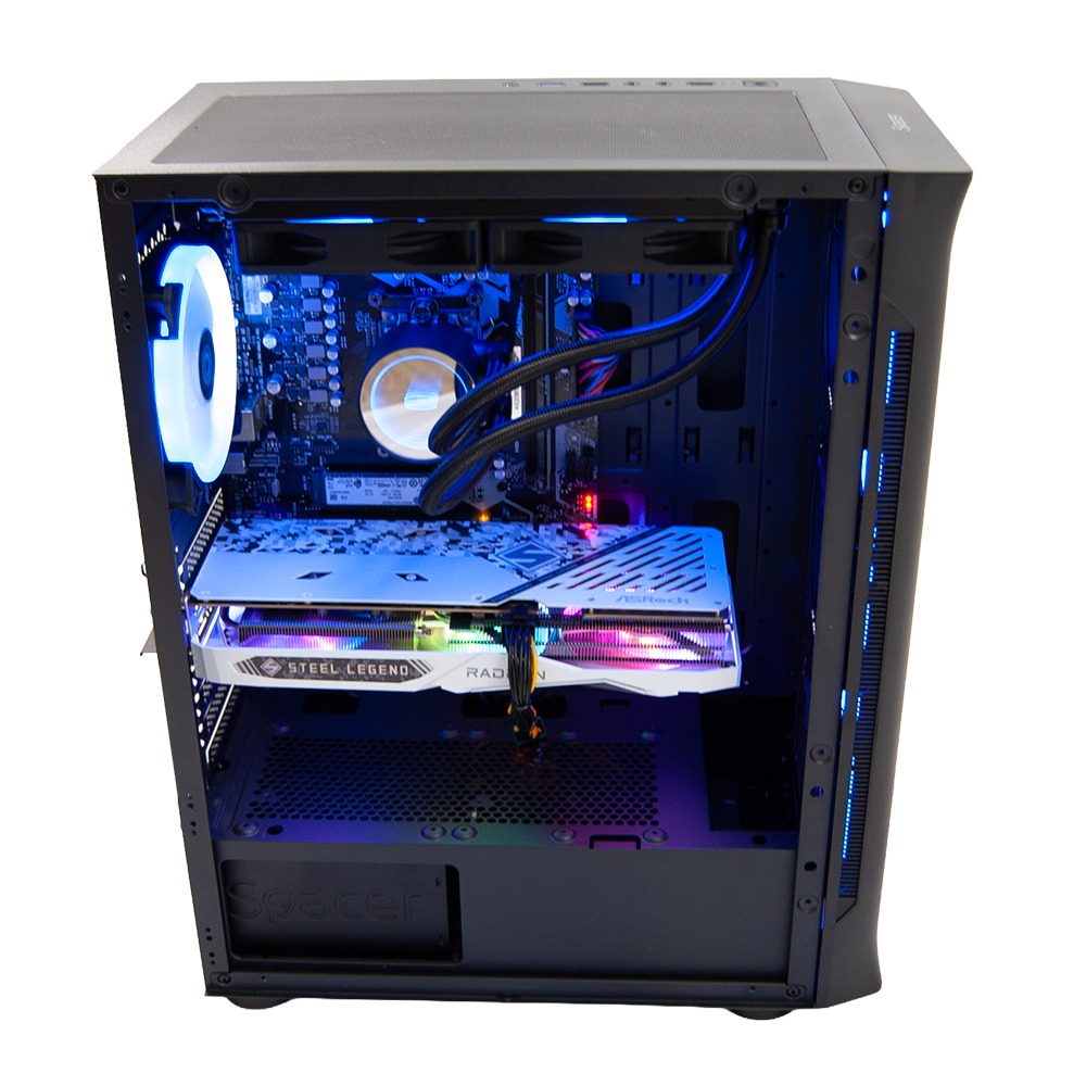 SPACER Sistem Desktop PC Gaming Unbreakable i5, Intel i5-14400F, SPACER-Unbreakable-i5.1400F-16D5S1T - imagine 2