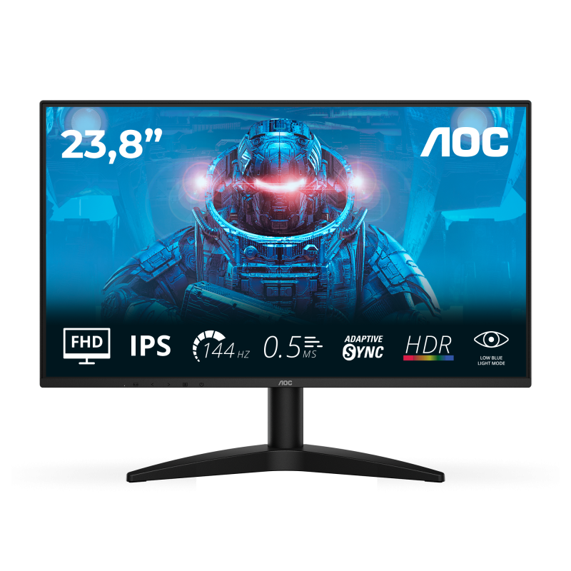 AOC Monitor Gaming, 23.8", 1920 x 1080 pixeli, Black, 24B36X