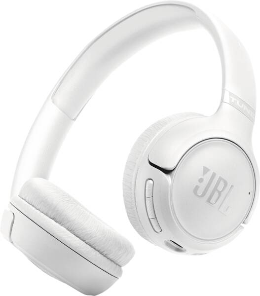 JBL Tune 530BT, Autonomie 76 ore, Bluetooth 6.0, Alb, JBLT530BTWHTEU