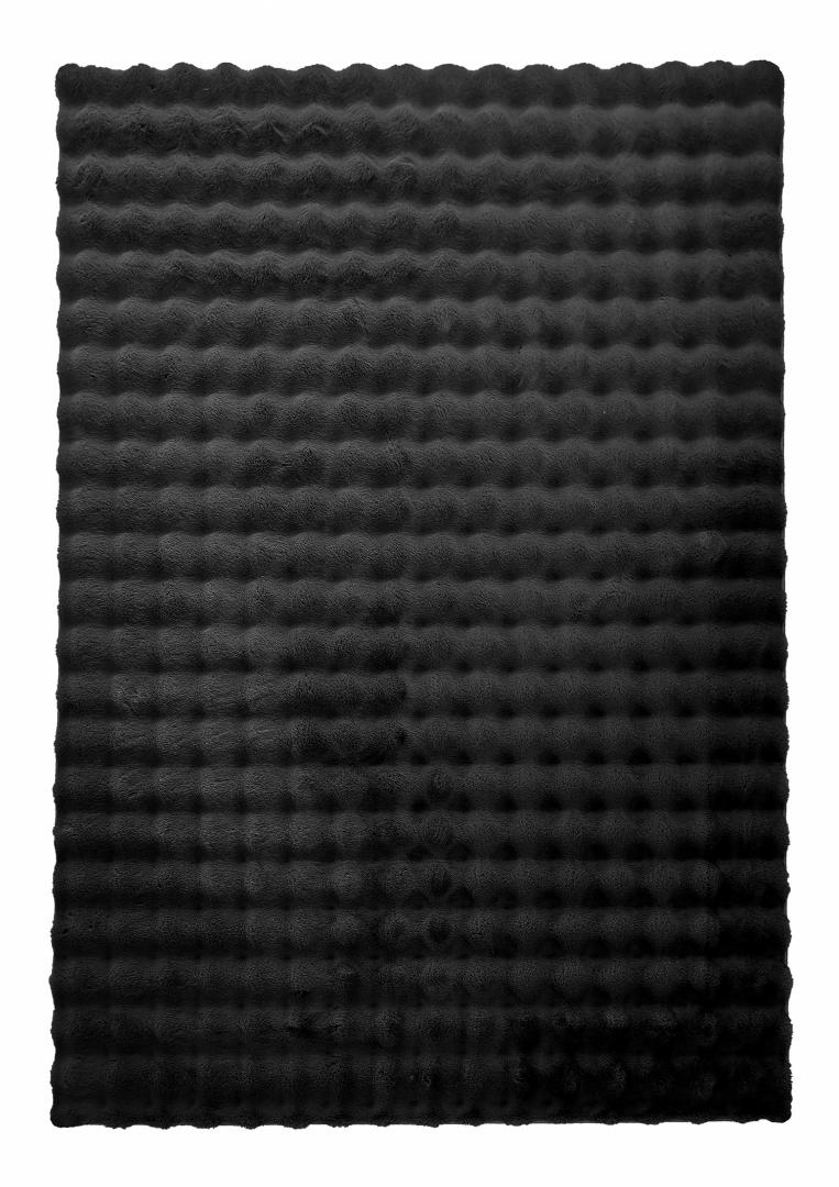 HEINNER COVOR BLANITA PAOPAO 160X230 CM BLACK, HR-PAOPRUG160-BLK